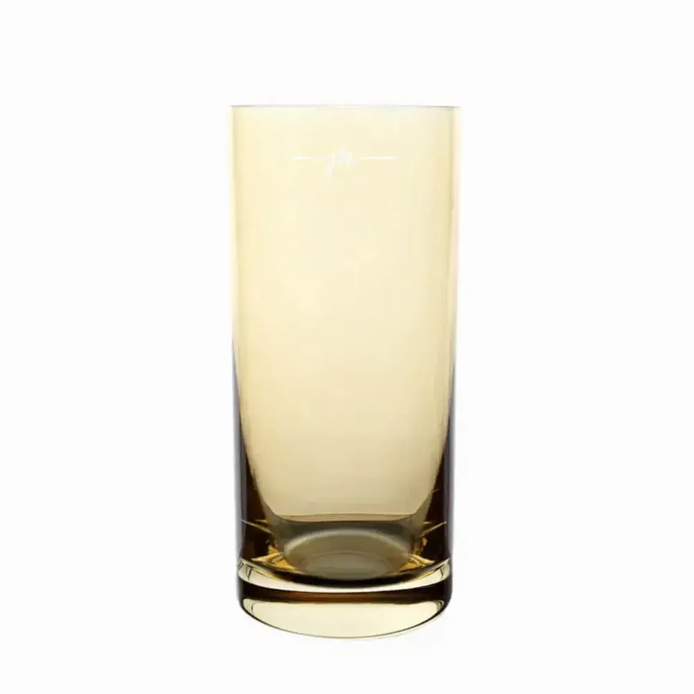 Glass - Kalatina Sunset Crystal Water/Beverage Glasses with Engraving - 6 Pieces 350ml - PEKALLA CRISTAL GLASS