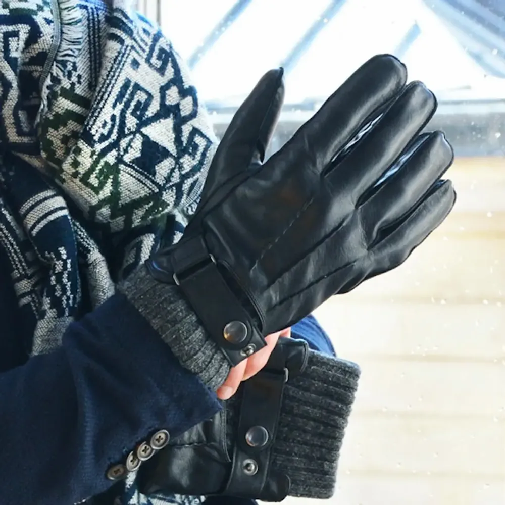 Petite maroquinerie - Gants en cuir italien HELORY - MONSIEUR CHARLI