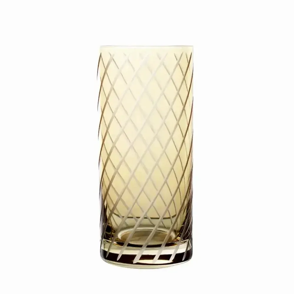 Verres - Gratia verres en cristal à eau / boissons Sunset - 6 pièces 350 ml - PEKALLA CRISTAL GLASS