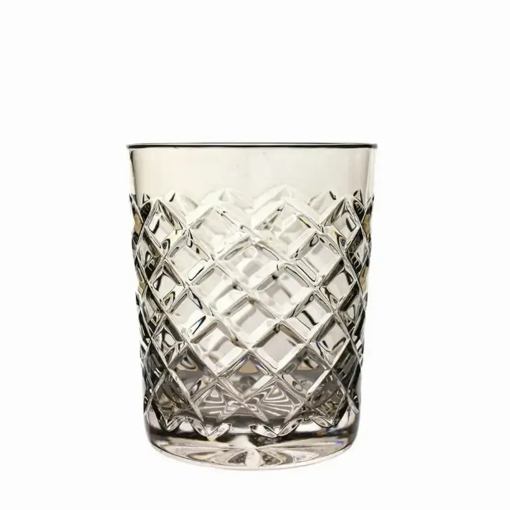 Glass - Iris Mokka Crystal Whiskey Glasses - 6 Pieces 240ml - PEKALLA CRISTAL GLASS