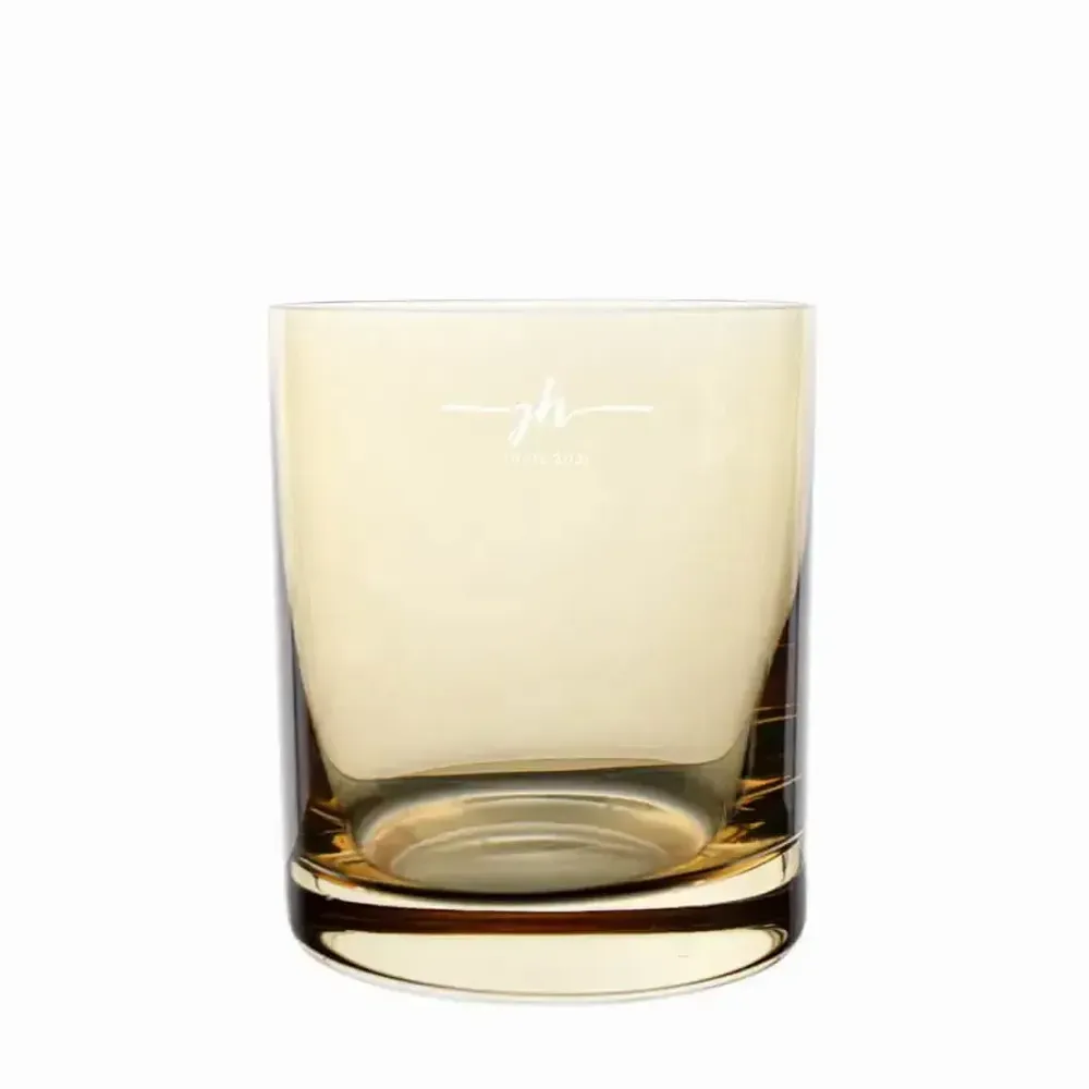 Glass - Kalatina Sunset Crystal Water/Beverage Glasses with Engraving - 6 Pieces 320ml - PEKALLA CRISTAL GLASS