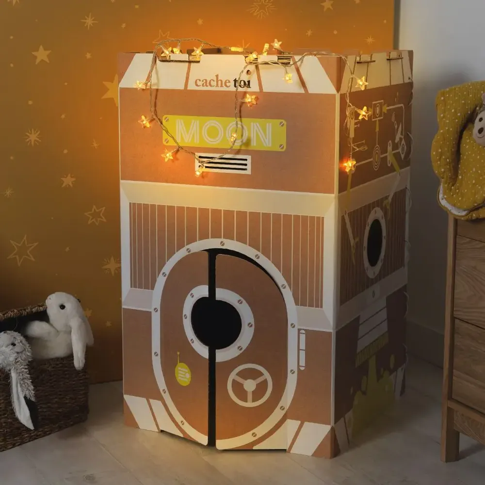 Design objects - Foldable cardboard playhouse made in France - HOME / CACHE TOI - CACHETOI