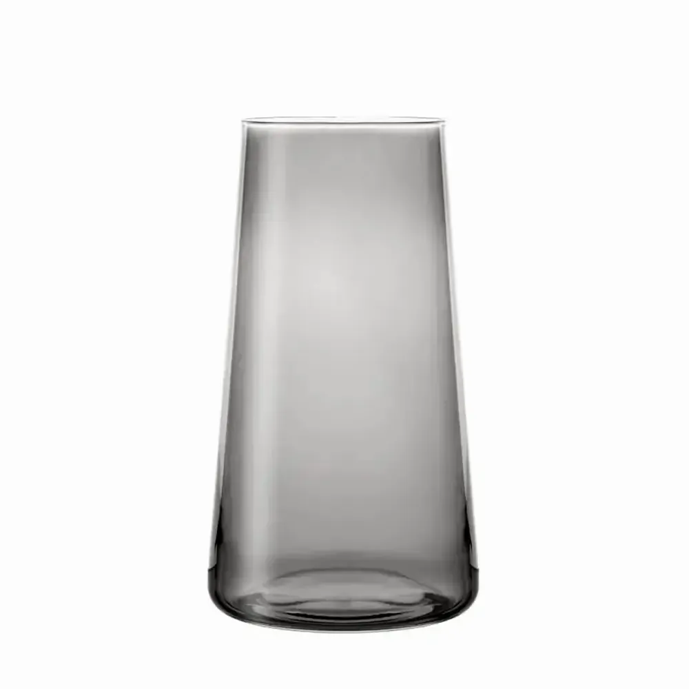 Verres - Vida Verre coloré à cocktails / eau / boissons Gris - 6 pièces 450 ml - PEKALLA CRISTAL GLASS