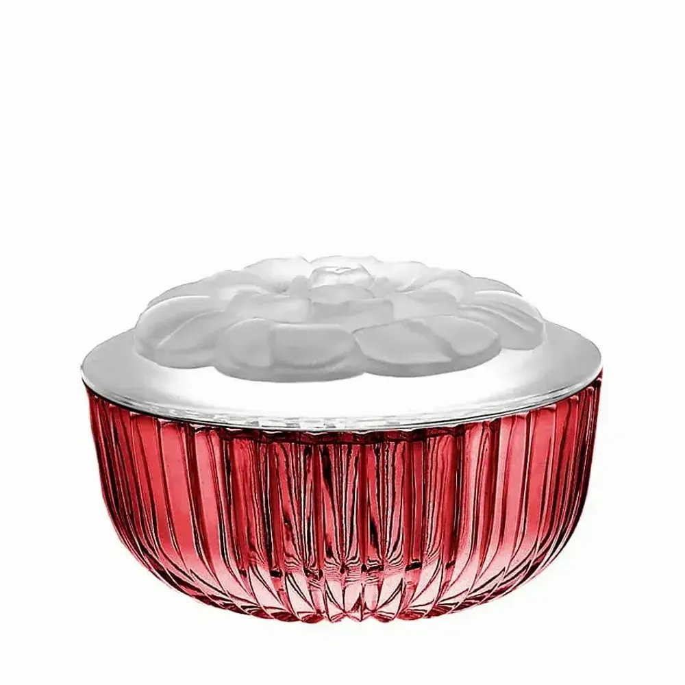 Cristallerie - Boîte en cristal à bijoux ou pour petits objets Rubin - PEKALLA CRISTAL GLASS