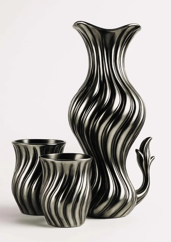 Vases - SIAM LUNAR ART - VASE SOFT VITALITY - SIAM LUNAR ART