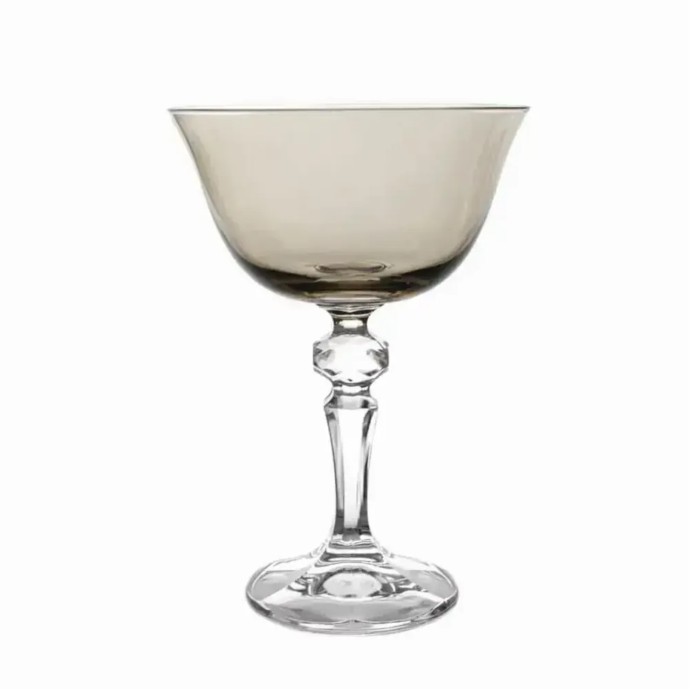 Verres - Kalatina verres à champagne en cristal Mokka - 6 pièces 180 ml - PEKALLA CRISTAL GLASS