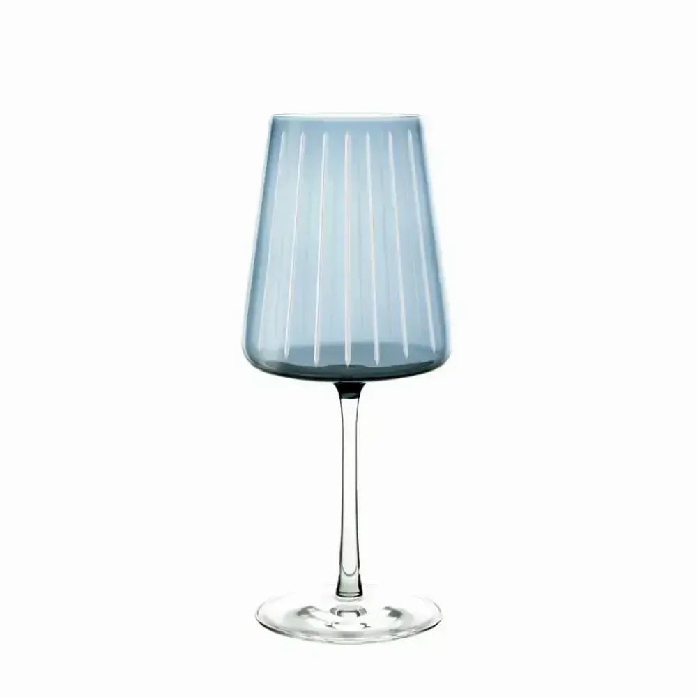 Glass - Vida Linea Mist Colored Wine Glass - 1 piece 520 ml - PEKALLA CRISTAL GLASS