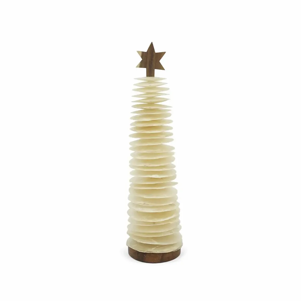 Autres décorations de Noël - Les arbres de Noël dessinent des capiz - KINTA