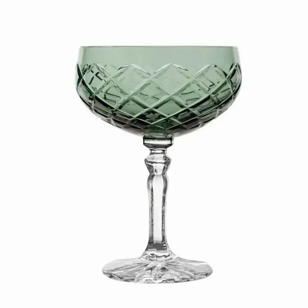 Verres - Iris Verre en cristal à champagne Malachit - 1 pièce 200 ml - PEKALLA CRISTAL GLASS