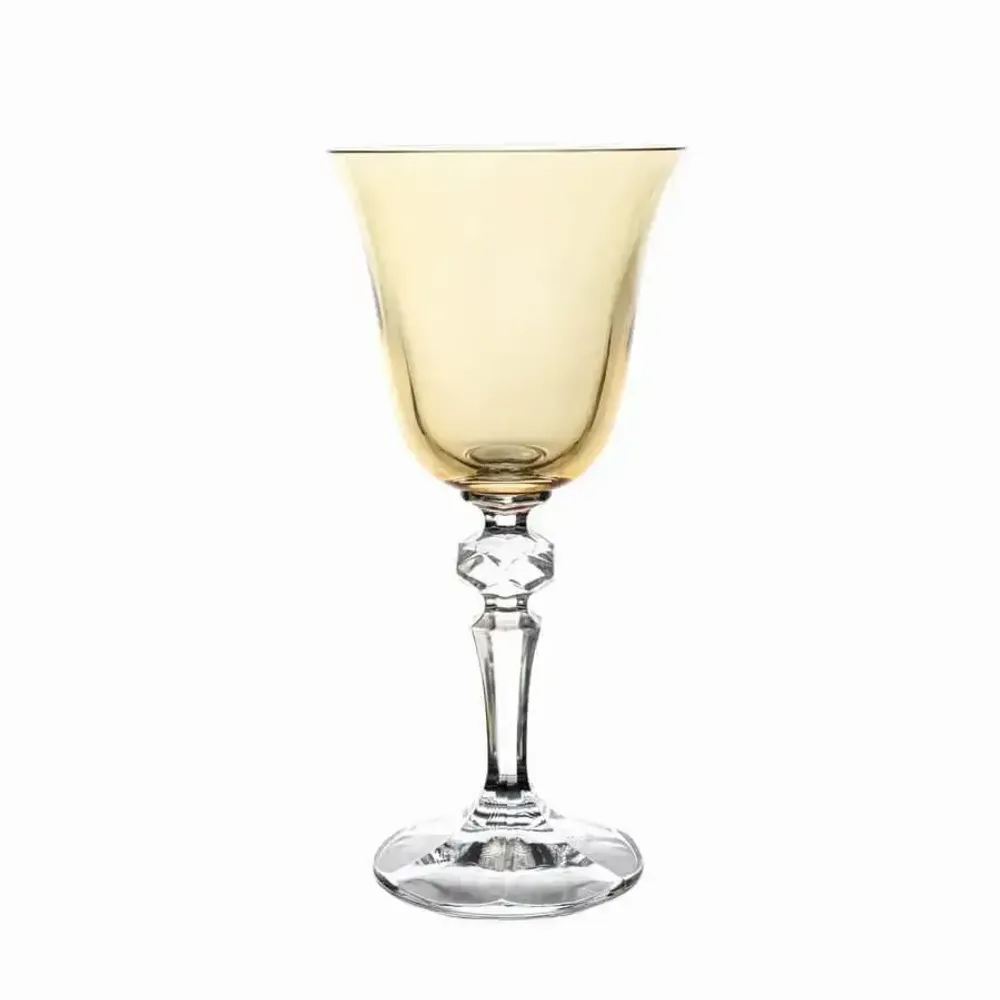 Glass - Kalatina Sunset Crystal Wine Glasses - 6 Pieces 170ml - PEKALLA CRISTAL GLASS