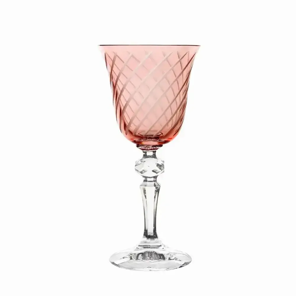 Crystal ware - Gratia Salmo crystal wine glasses - 6 pieces 170 ml - PEKALLA CRISTAL GLASS