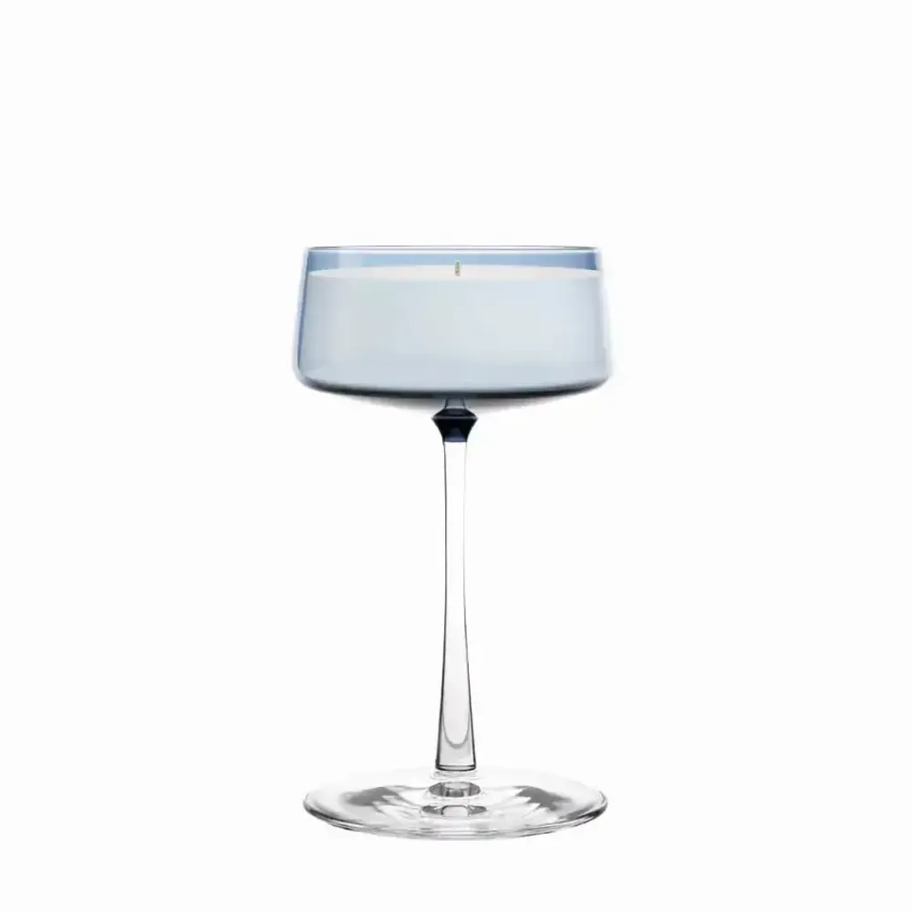 Candlesticks and candle holders - Vida Mist Scented and colored soy candle - PEKALLA CRISTAL GLASS