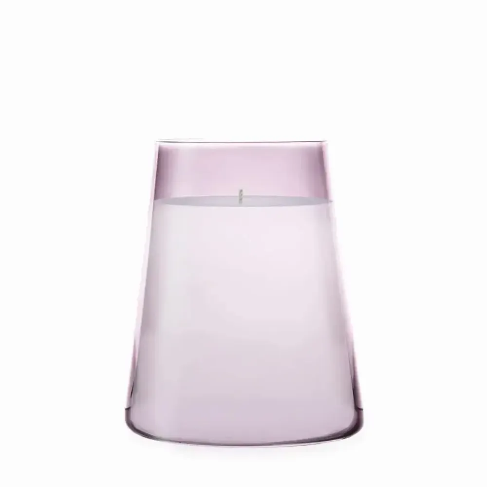 Candlesticks and candle holders - Vida Verbe Scented and colored soy candle - PEKALLA CRISTAL GLASS