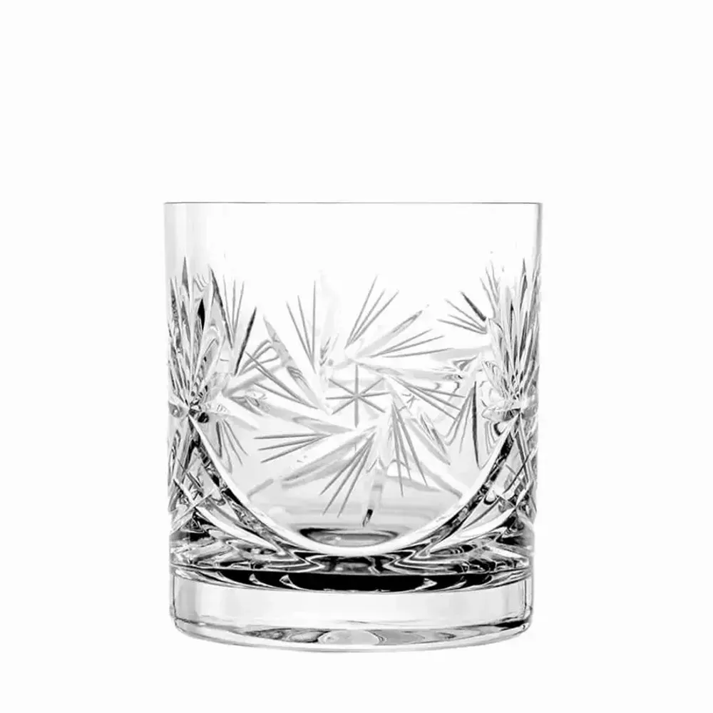 Cristallerie - Molendi verres en cristal à whisky Brandy Outlet - 6 pièces 370 ml - PEKALLA CRISTAL GLASS