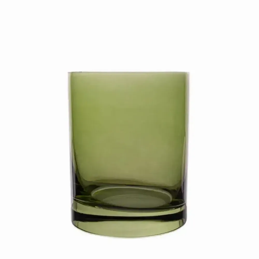 Glass - Kalatina Olive crystal water/drink glasses - 1 piece 320 ml - PEKALLA CRISTAL GLASS