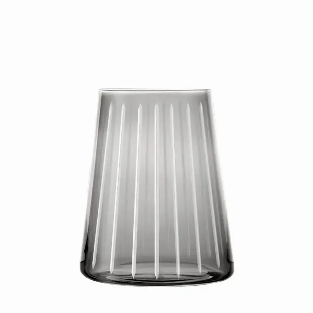 Glass - Vida Linea Colored Cocktail Glass Grey - 1 piece 380 ml - PEKALLA CRISTAL GLASS