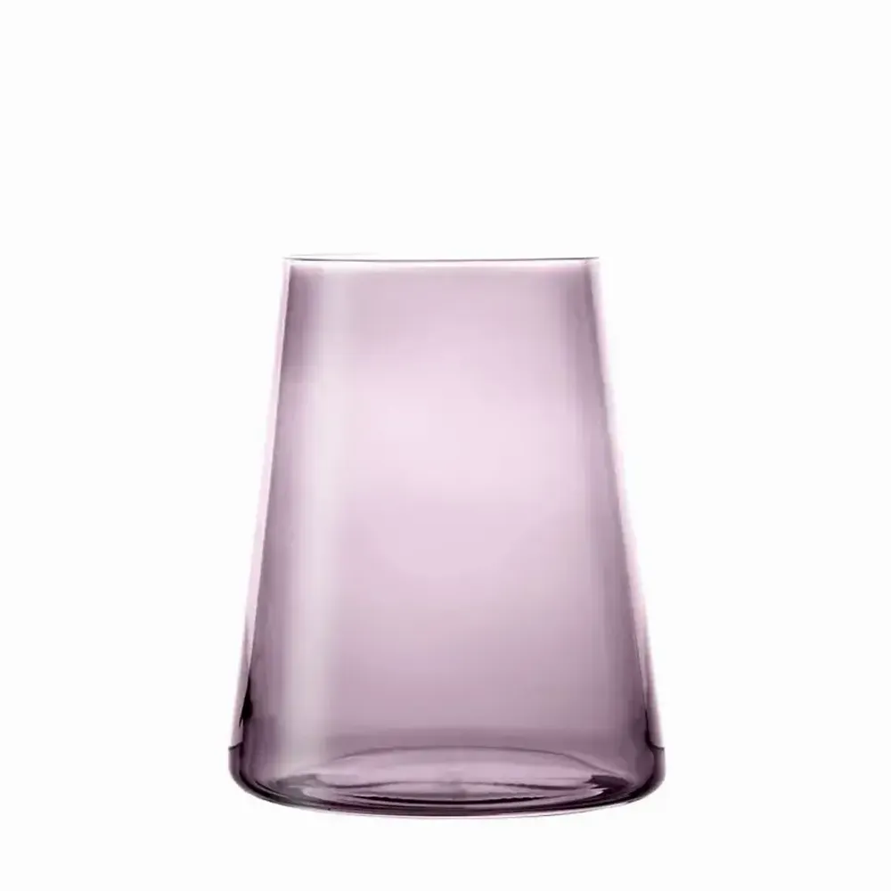 Glass - Vida Slate Colored Cocktail/Water Glass - 6 pieces 380 ml - PEKALLA CRISTAL GLASS