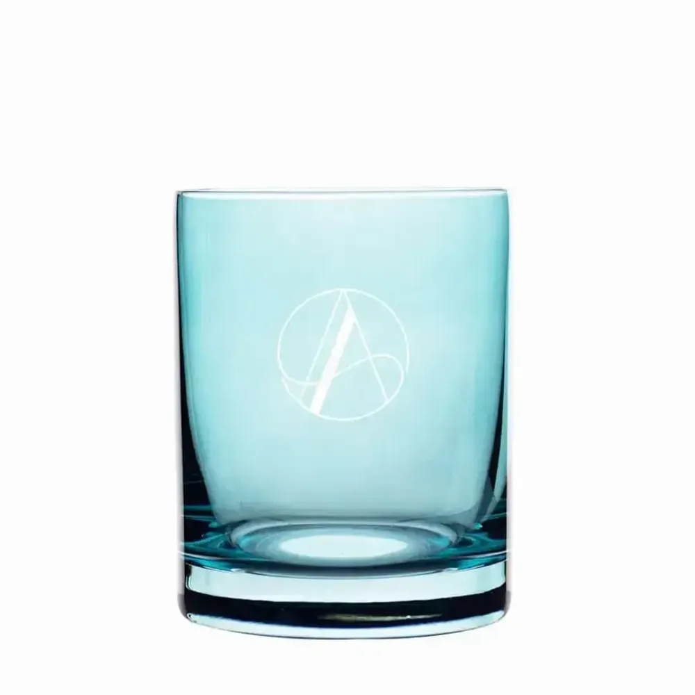 Crystal ware - Kalatina Aqua crystal water/drink glasses with engraving - 6 pieces 320 ml - PEKALLA CRISTAL GLASS