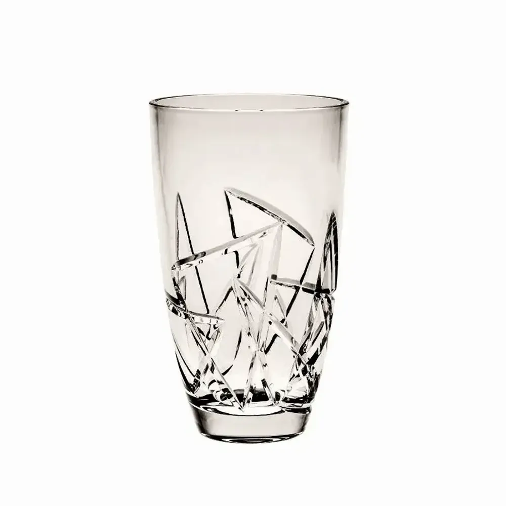 Crystal ware - Mokka Crystal Vase - 25 cm - PEKALLA CRISTAL GLASS