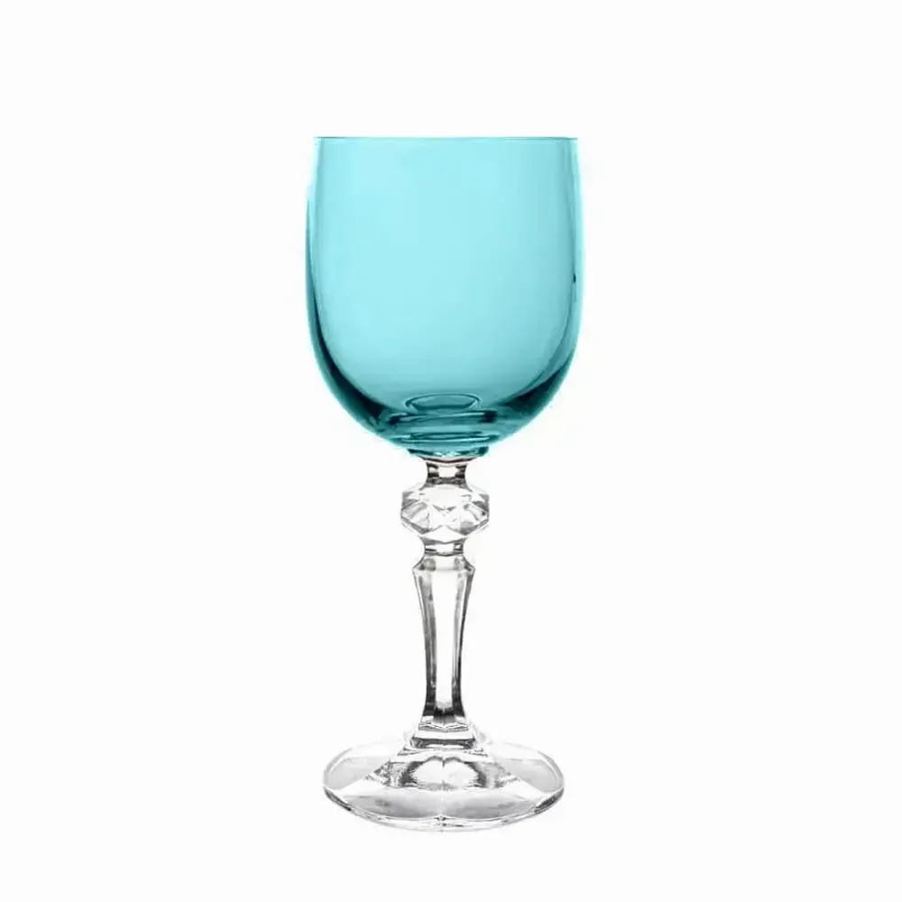 Crystal ware - Kalatina Aqua Crystal Wine Glasses - 6 Pieces 170ml - PEKALLA CRISTAL GLASS