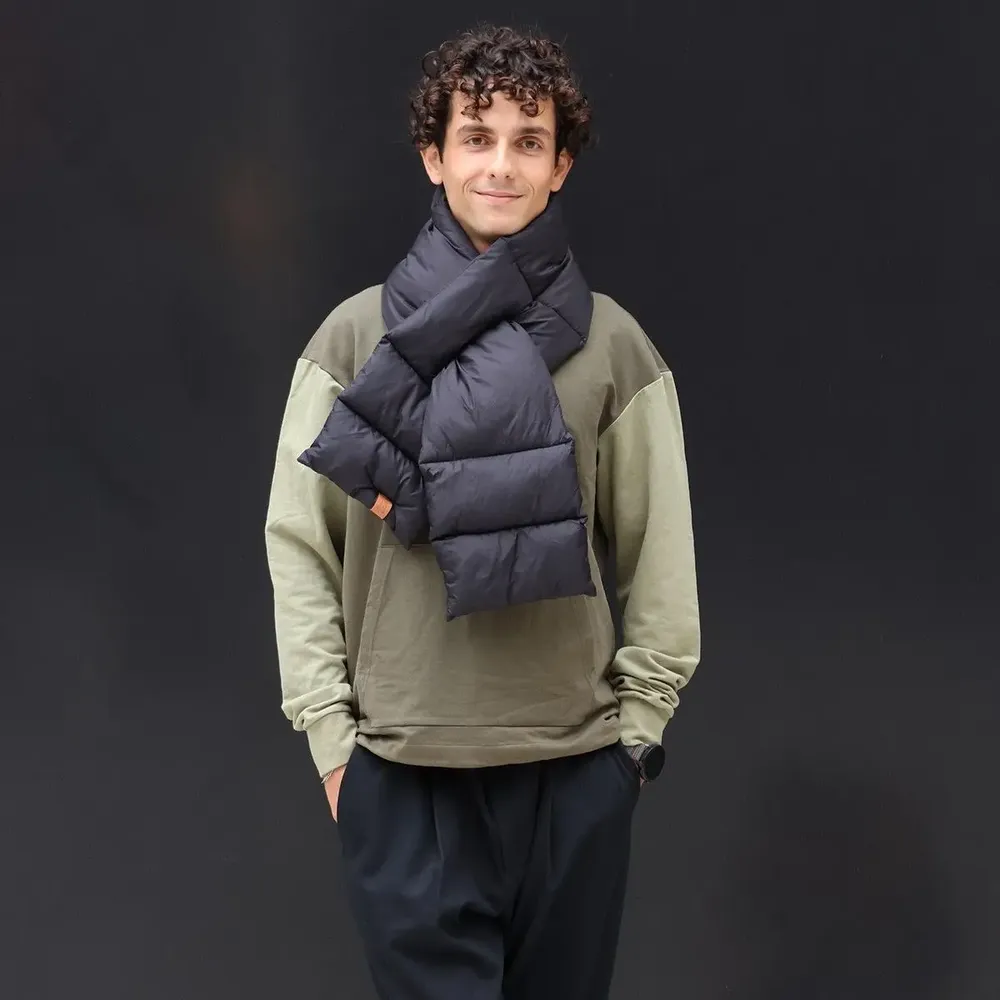 Foulards et écharpes - Col en nylon JEROME noir - MONSIEUR CHARLI