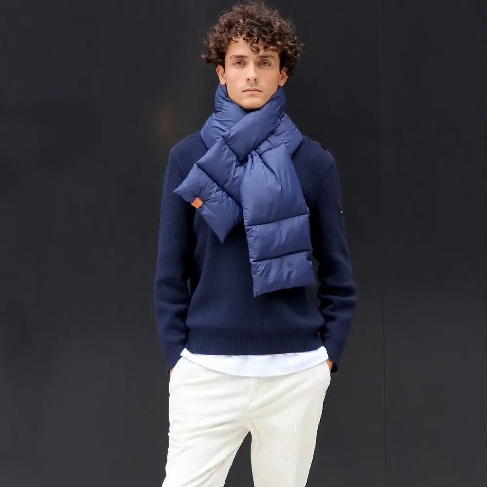 Foulards et écharpes - Col en nylon JEROME marine - MONSIEUR CHARLI
