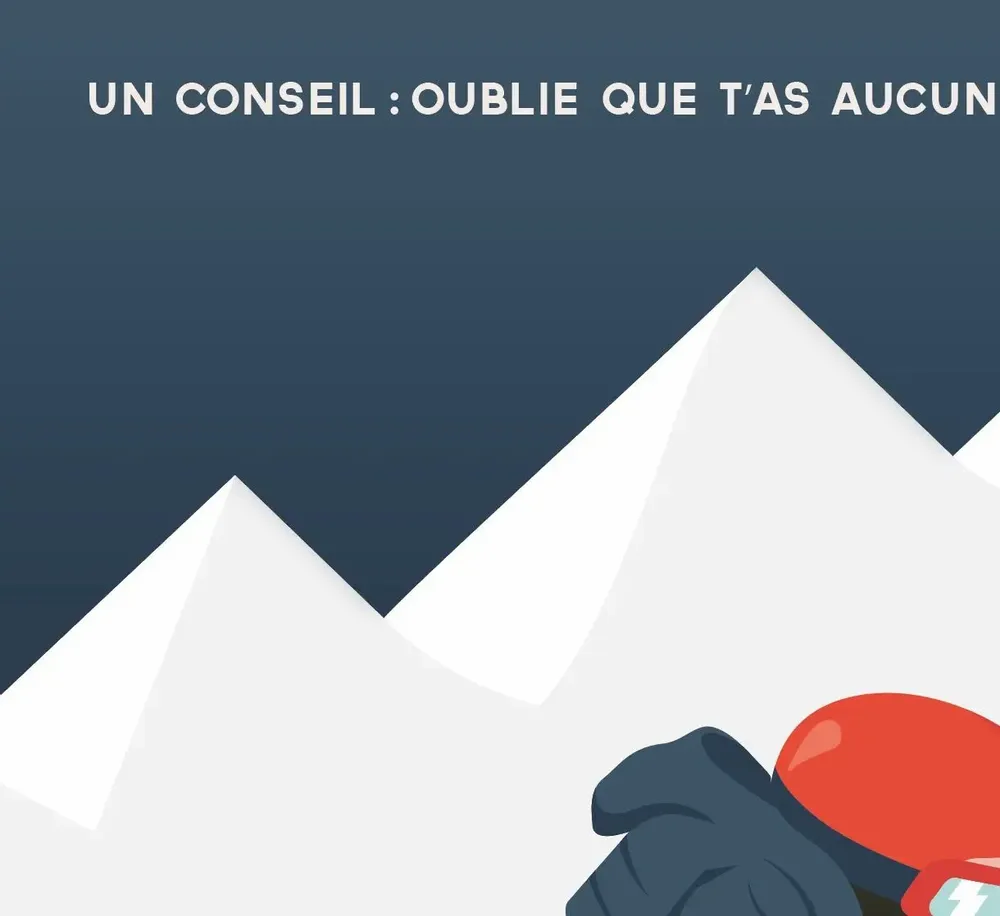 Poster - Framed poster Tout Schuss - COSYNÉVÉ - MOUNTAIN POSTERS