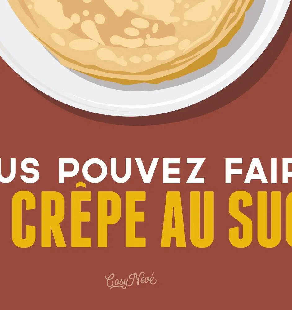 Poster - Poster La Crepe Au Suc - COSYNÉVÉ - MOUNTAIN POSTERS