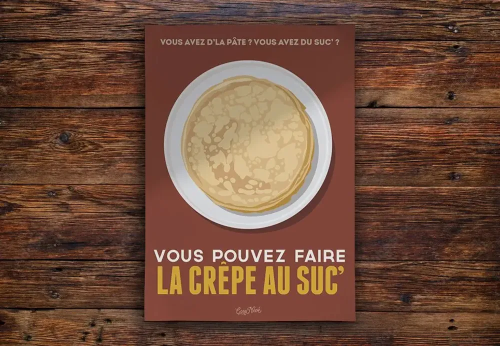 Poster - Poster La Crepe Au Suc - COSYNÉVÉ - MOUNTAIN POSTERS