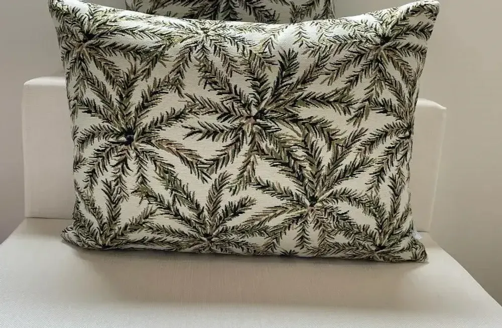 Coussins textile - Coussin d'extérieur Cozip PALMIER | Tissu Elitis - COZIP