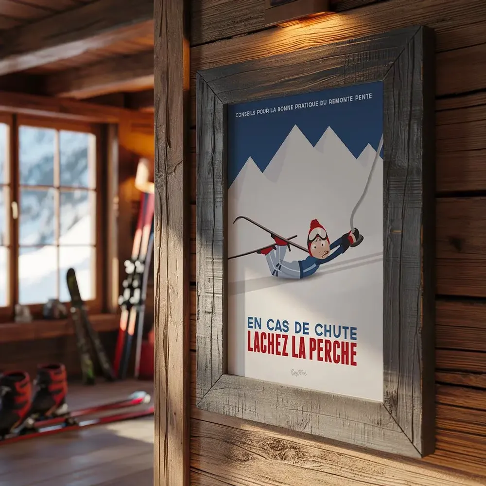 Poster - Poster Lachez La Perche - COSYNÉVÉ - MOUNTAIN POSTERS
