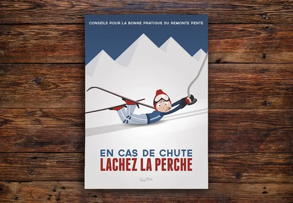 Poster - Poster Lachez La Perche - COSYNÉVÉ - MOUNTAIN POSTERS