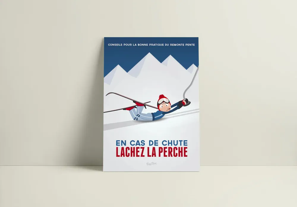 Poster - Poster Lachez La Perche - COSYNÉVÉ - MOUNTAIN POSTERS