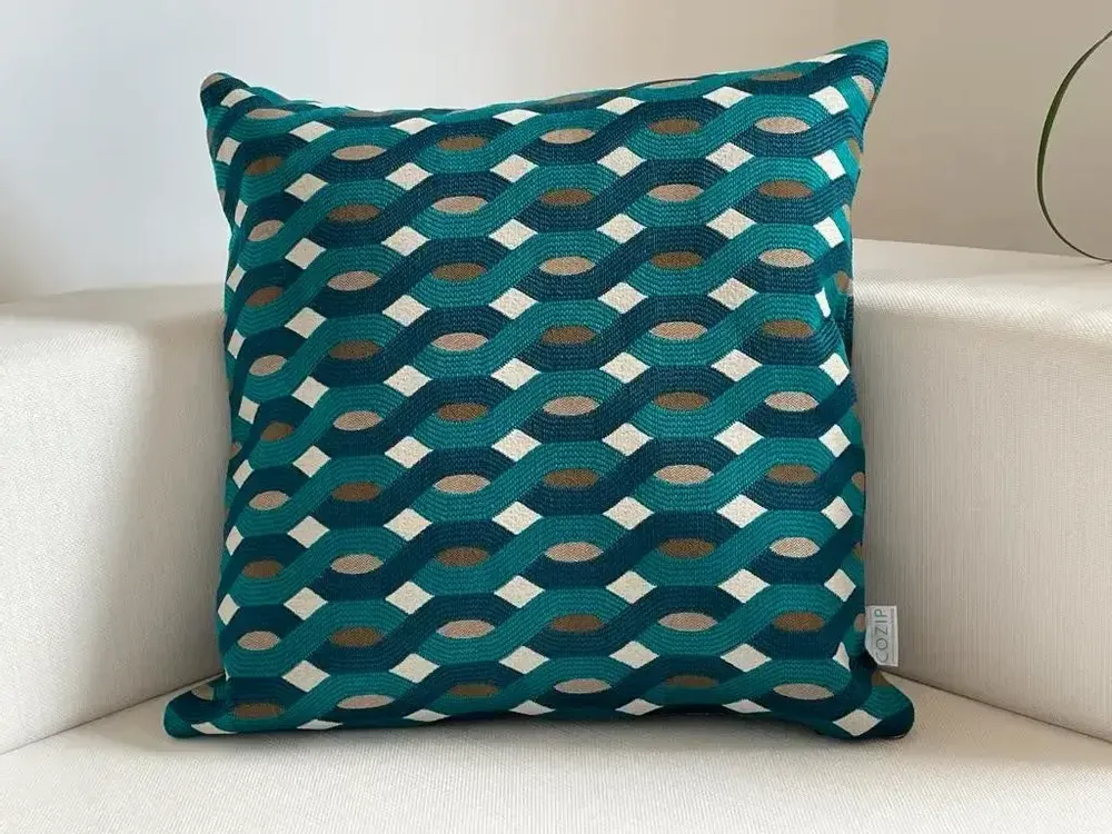 Coussins textile - Coussin d'extérieur Cozip MEGEVE | Tissu Elitis - COZIP