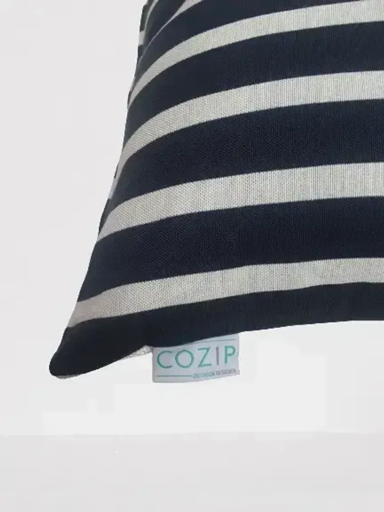 Coussins textile - Coussin d'extérieur Cozip MARIN | Tissu Jean-Paul Gaultier - COZIP