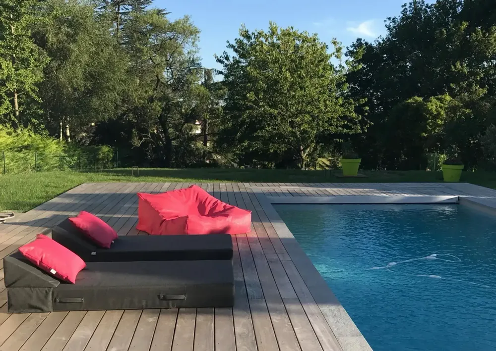 Piscines - Jung | Lit de piscine COZIP | 180x80xh20 cm - COZIP