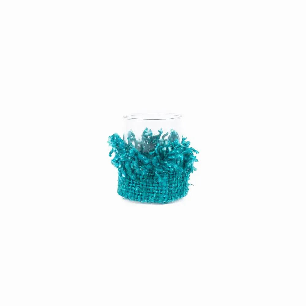 Bougeoirs et photophores - Le Bougeoir Oh My Gee - Aqua - M - BAZAR BIZAR LIVING