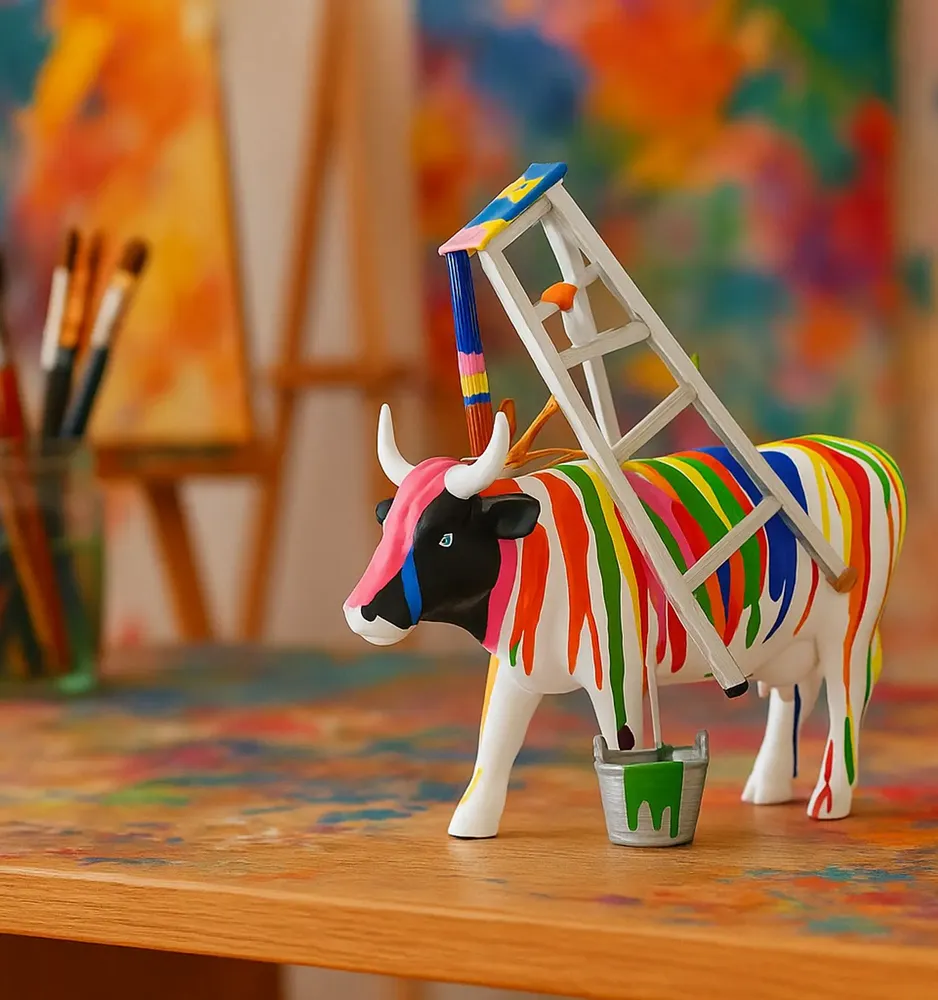Sculptures, statuettes and miniatures - CowParade - Medium Resin - LA PETITE CENTRALE