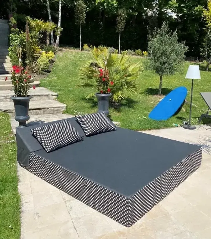 Piscines - VALENTIN | Lit de piscine COZIP - PALOMA | 180 x 140 x h38 cm - COZIP