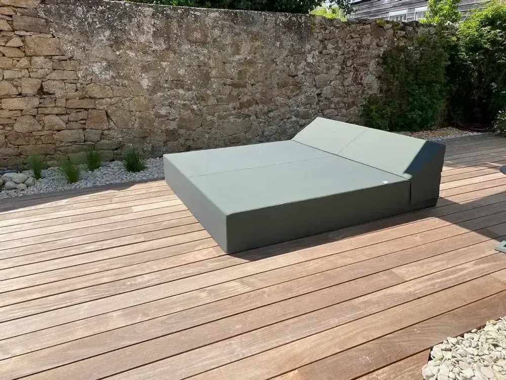 Pools - Large bed Nantes | COZIP pool bed | 200x180xh30/38 cm - COZIP