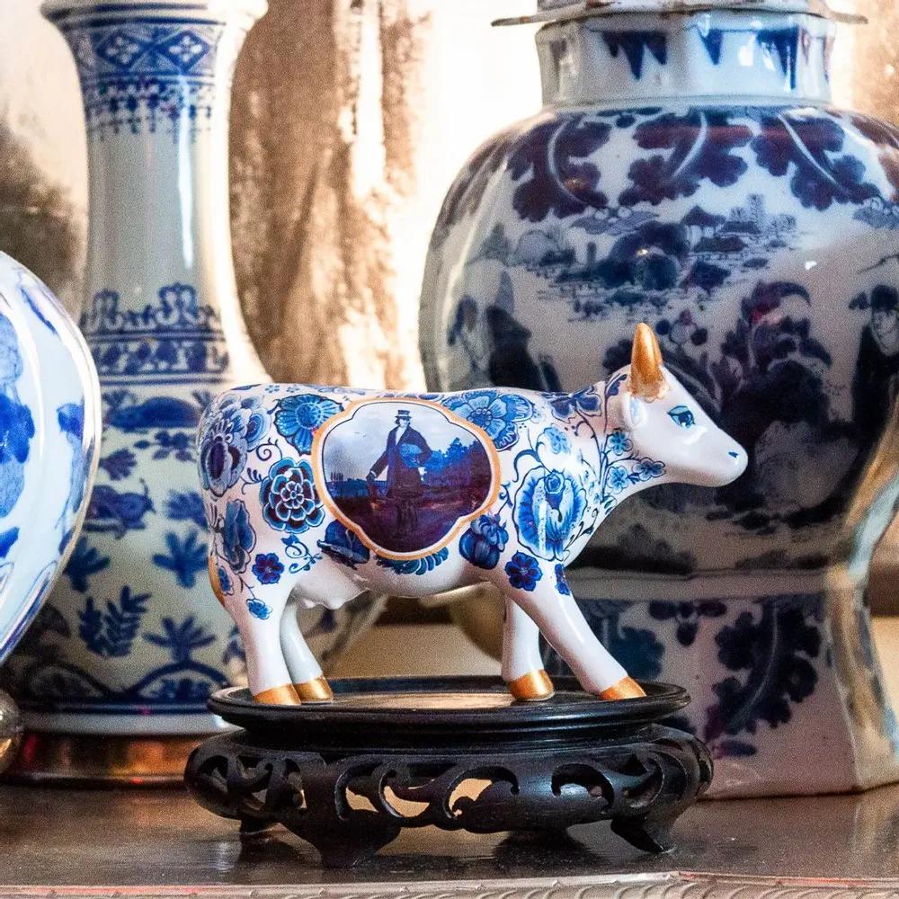 Sculptures, statuettes and miniatures - CowParade - Ceramic Medium - LA PETITE CENTRALE