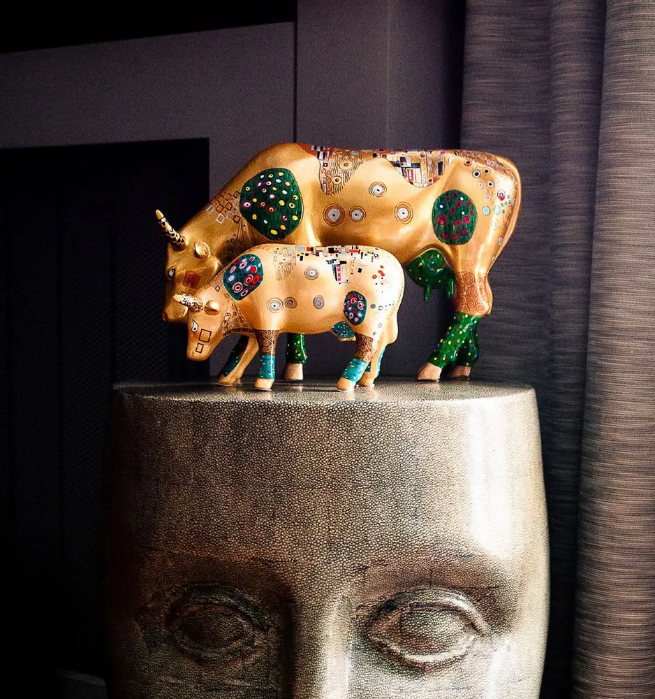 Sculptures, statuettes and miniatures - CowParade - Ceramic Medium - LA PETITE CENTRALE