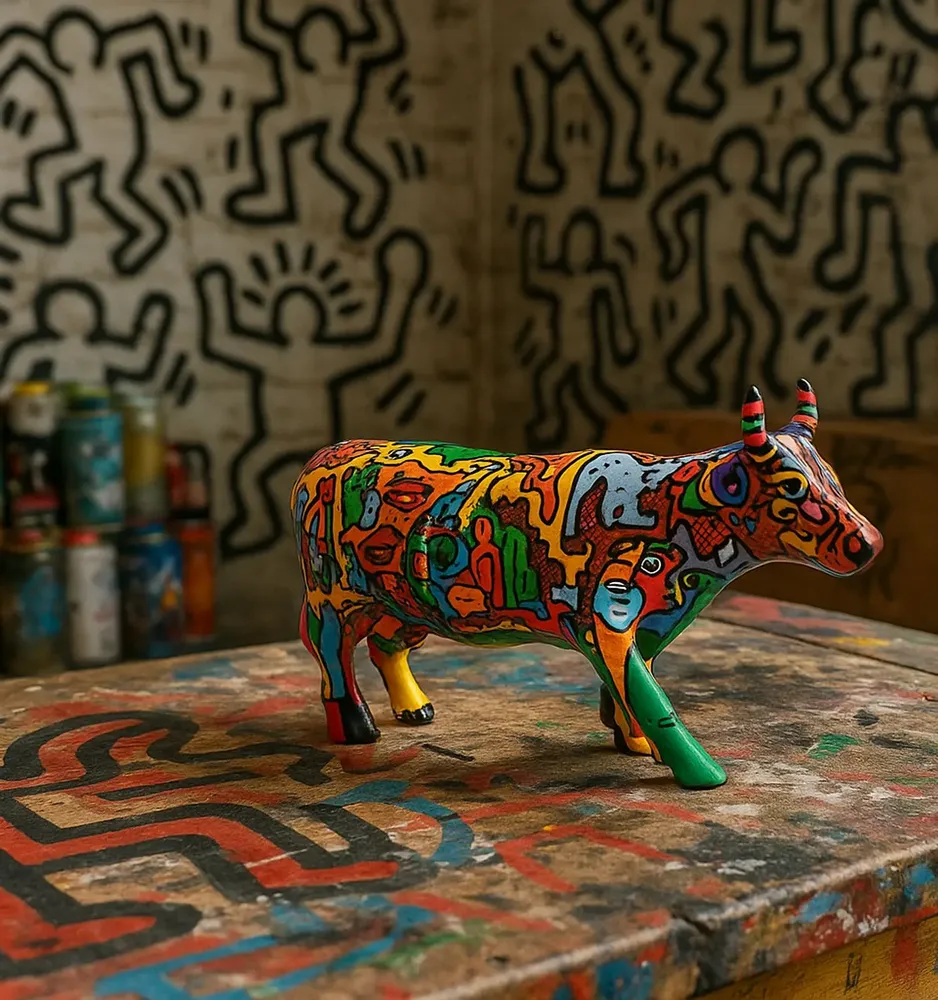 Sculptures, statuettes and miniatures - CowParade - Ceramic Medium - LA PETITE CENTRALE