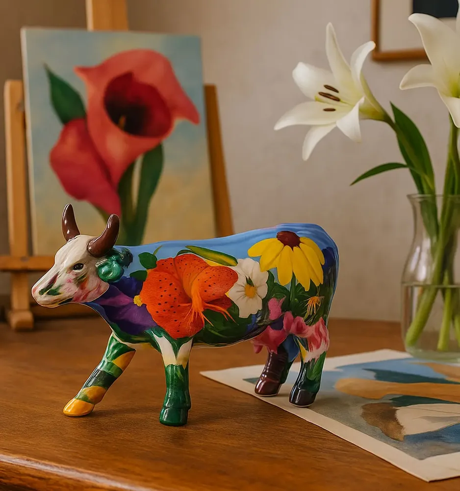 Sculptures, statuettes and miniatures - CowParade - Ceramic Medium - LA PETITE CENTRALE
