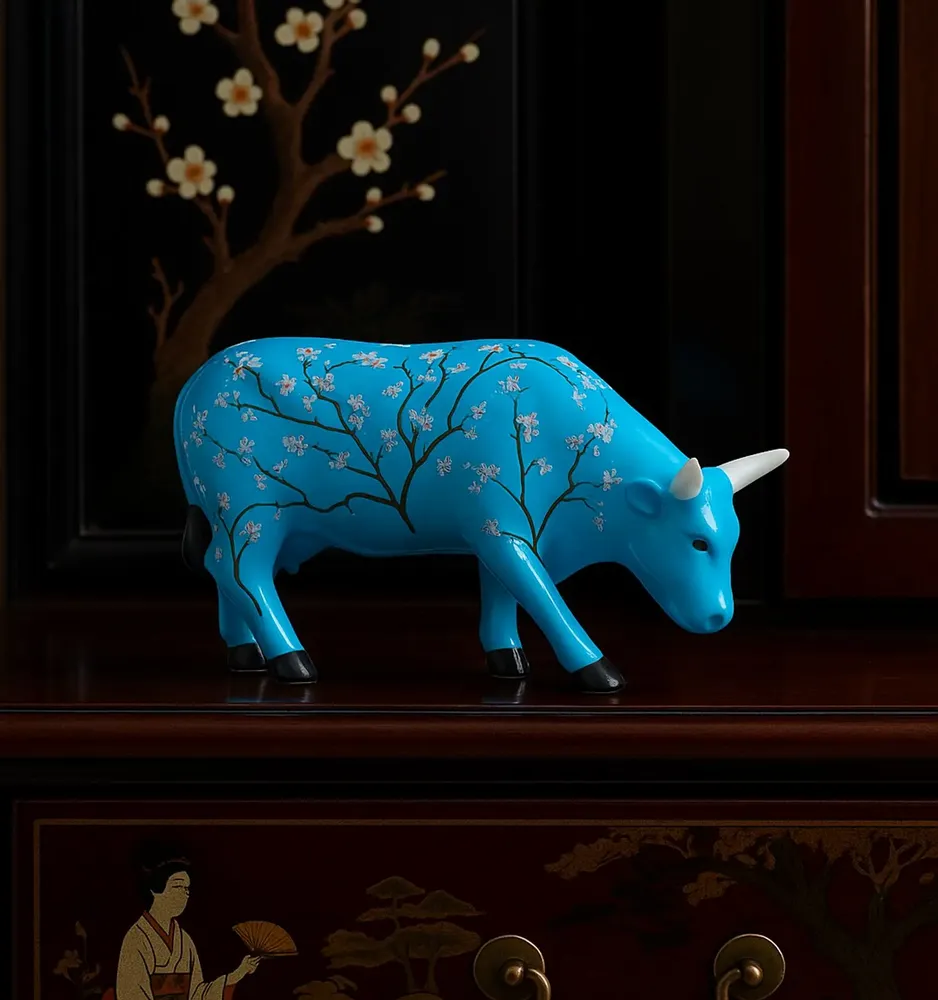 Sculptures, statuettes and miniatures - CowParade - Ceramic Medium - LA PETITE CENTRALE