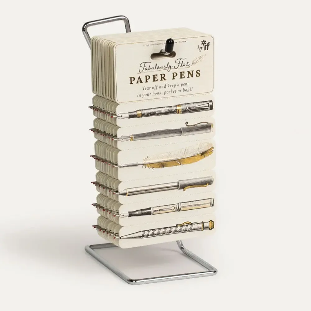 Papeterie bureau - Stylos en papier fabuleusement plats - CATWALK BARCELONA