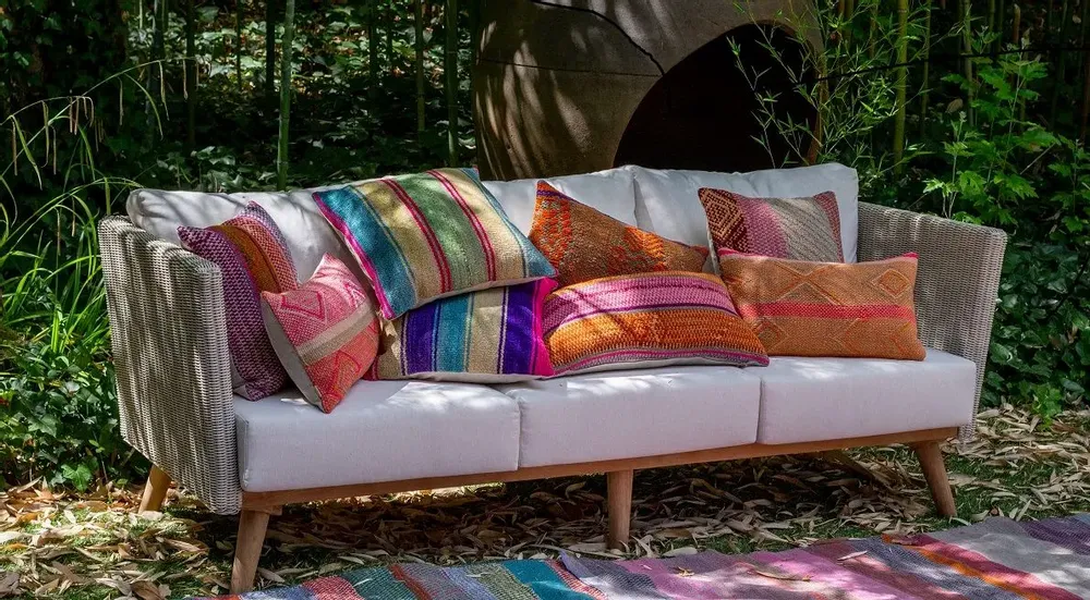 Upholstery fabrics - BAIMARA ethnic Cushions - BAIMARA