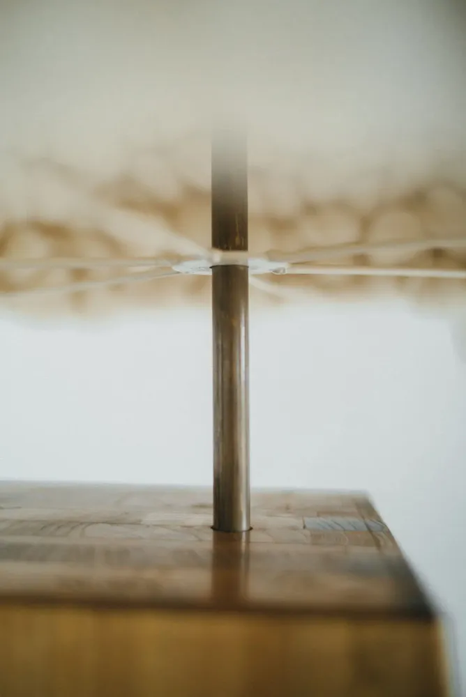 Floor lamps - Floor Lamp with Angled Base - HELEN MAZUR STUDIO