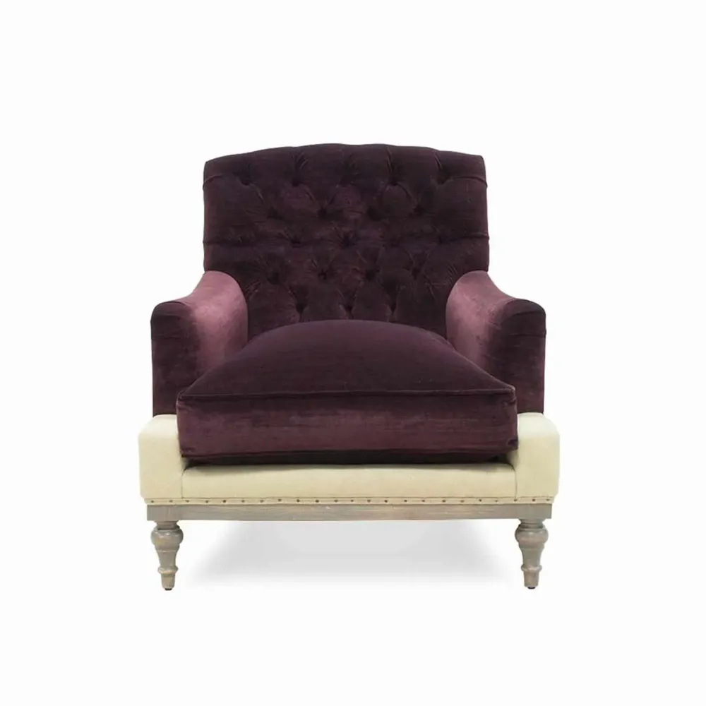 Lounge chairs for hospitalities & contracts - Bourbon Essence Capitonné | Armchair - CREARTE COLLECTIONS