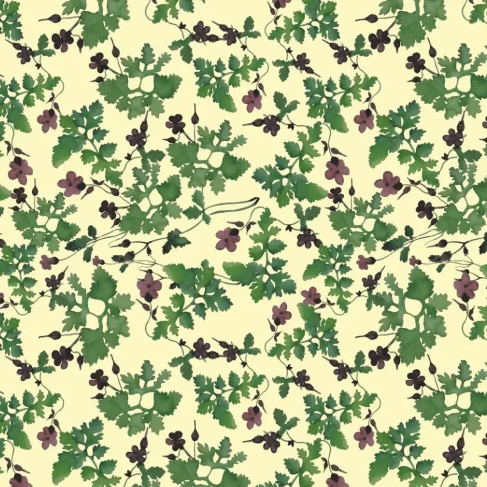Table linen - Illustrated and invented botany - LYDIE VACHER DESIGN MODE ET DECORATION